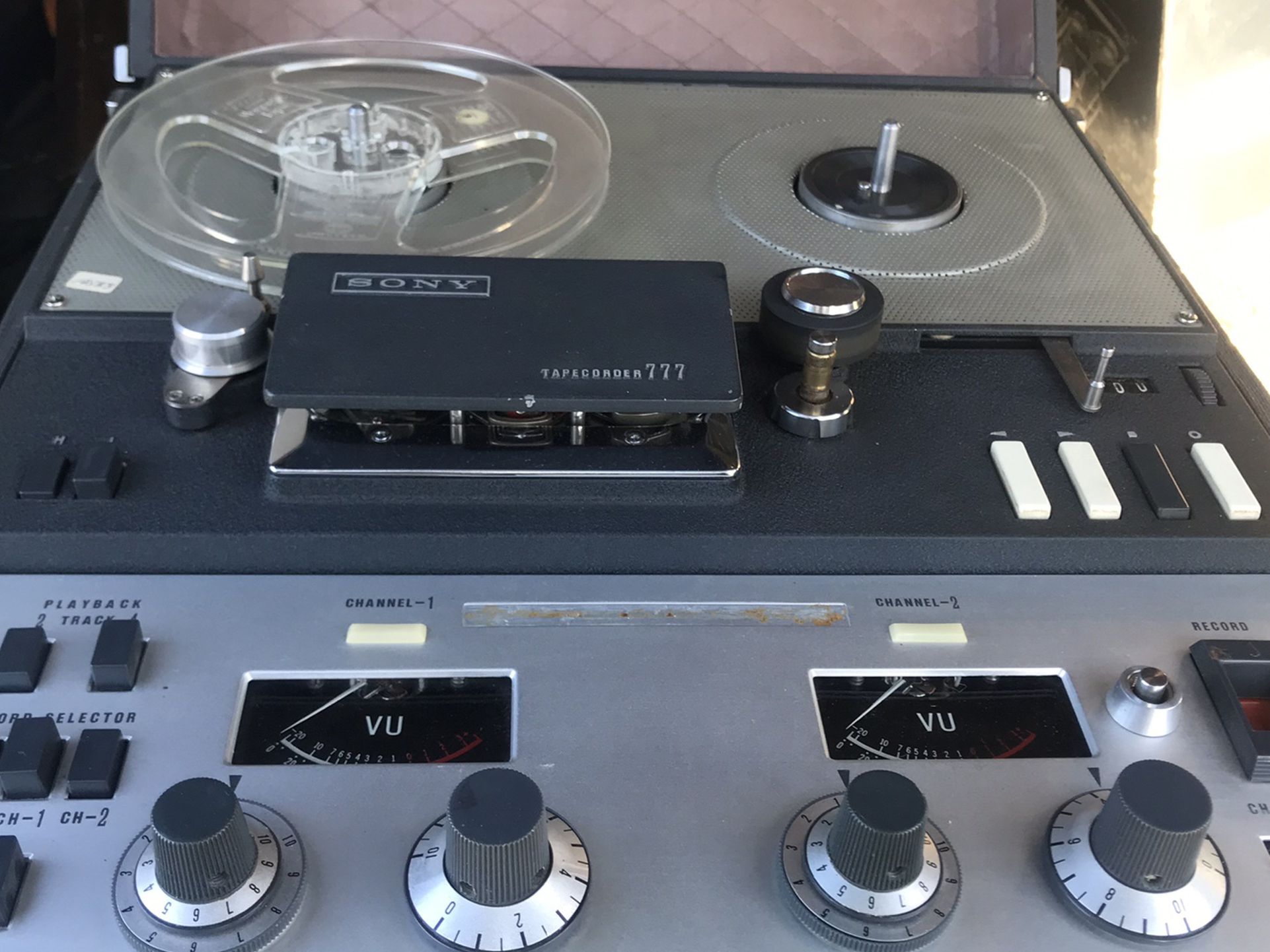 Sony real to reel tape deck vintage