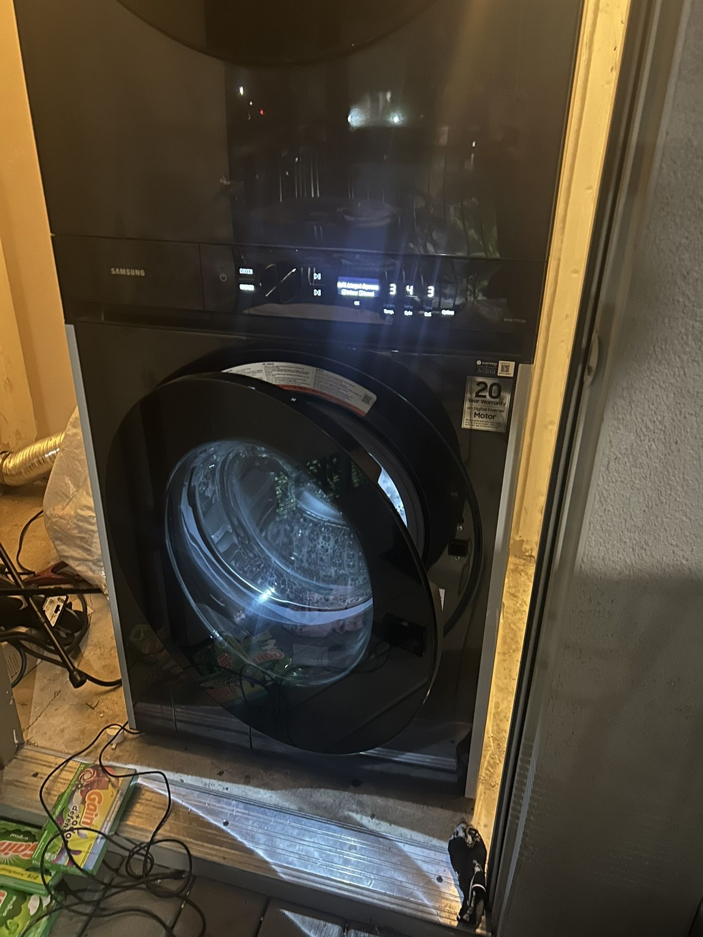 Samsung stackable washer and dryer