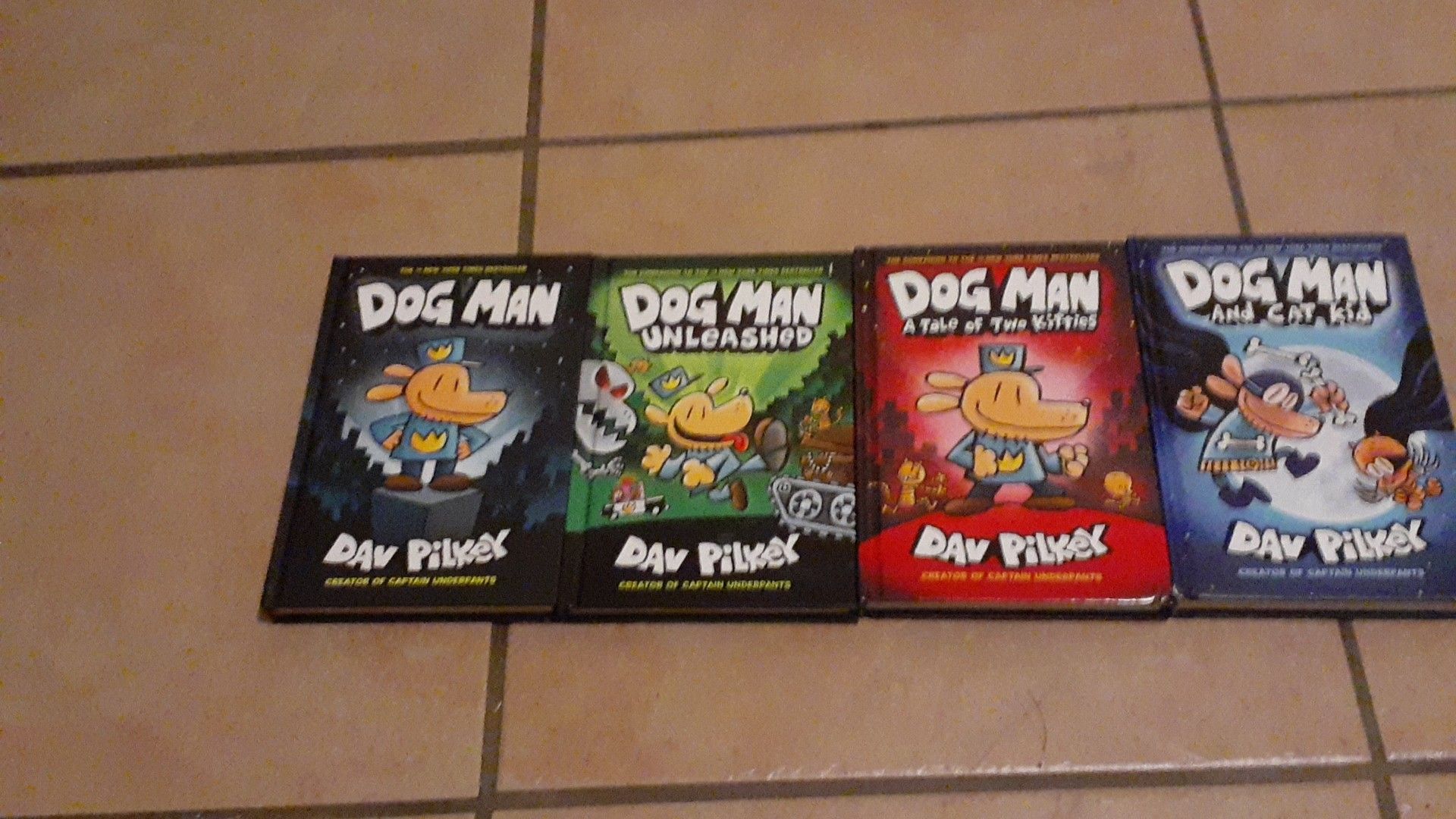 All 4 Dog man books on sell 30$