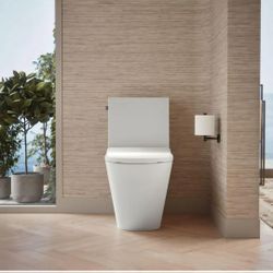 KOHLER
Brazn 12 in. Rough In 1-Piece 0.8 GPF Dual Flush Elongated Toilet in White Seat Not Included