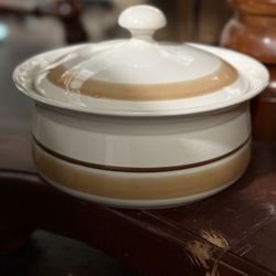 Vintage Hearthside Water Colors Round Covered Casserole (Japan)