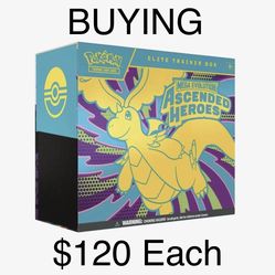 Buying Ascended Heroes Etbs $120