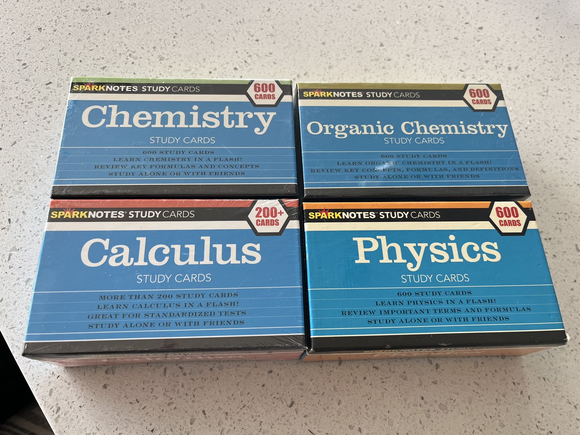Brand New Sparknotes Study Cards All sealed But Physics