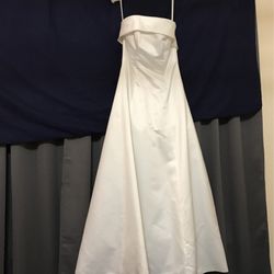 Size 8 $130. White Wedding Off Shoulder Dress