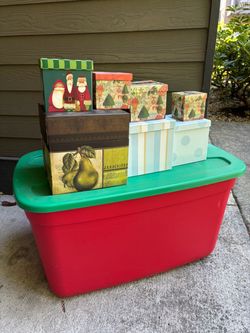Decorative Holiday Gift Boxes Set