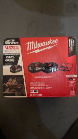 milwaukee 2 M18 6.0 batteries kit