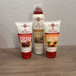 Old Spice Total Body Bundle Spray And Creams $10