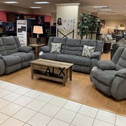 *Ashley Living Room Set Reclining Free Delivery Sofa And Loveseat 