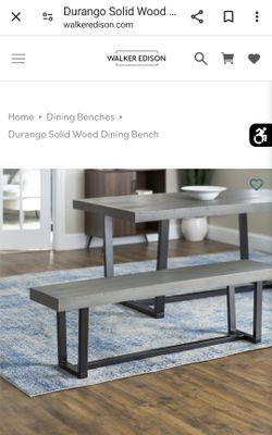 Gray Dinning Table 