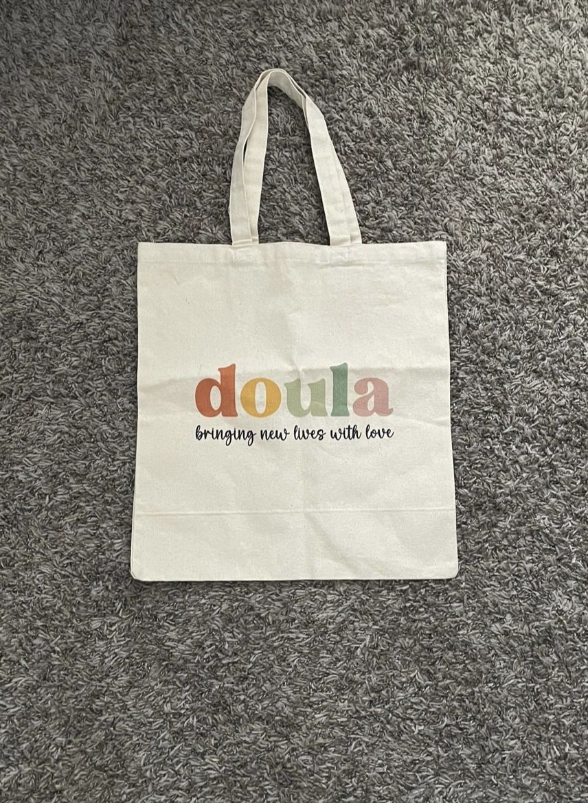 Multi-Coloured Cotton Tote Bag