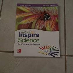 California Inspire Science 5th Grade Unit 3