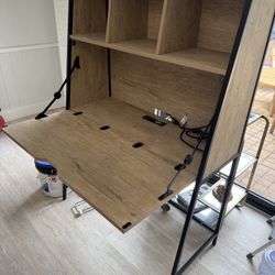 Secretary Desk With Hidden Plug