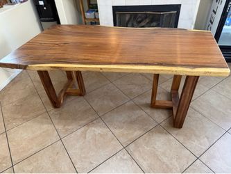 1 slab monkeypod wood dining table