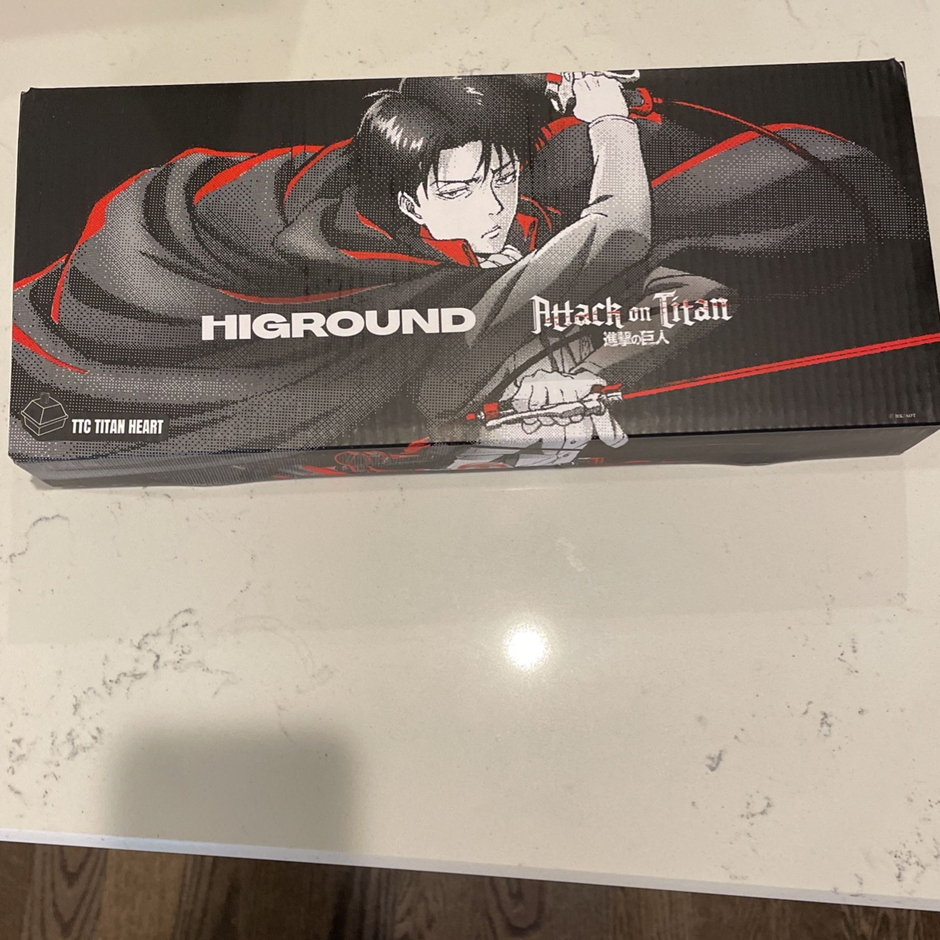 Higround X Attack On Titan Levi Keyboard New And Sealed