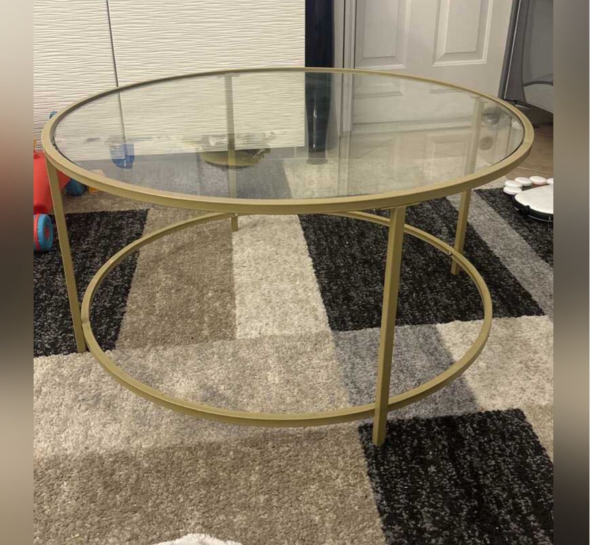 Round Glass Coffee Table
