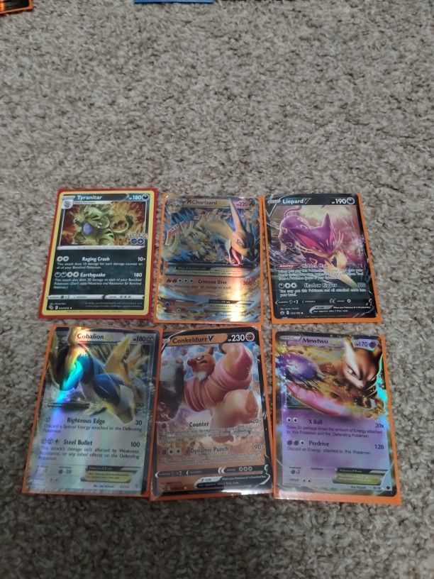 Pokemon Cards Ex's Mega Ex's And Vs And Vmaxes
