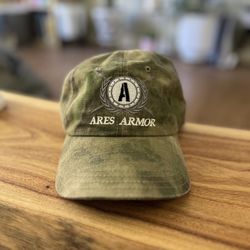 ARES ARMOR tactical green camo hat