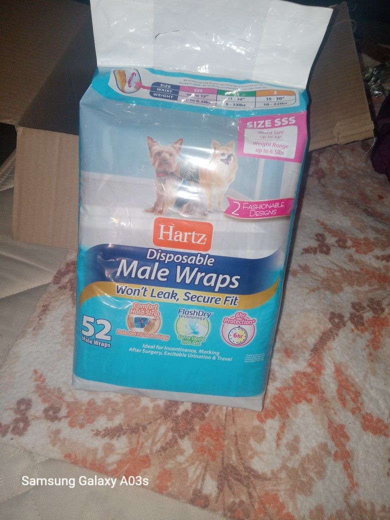 Brand New Puppy Diapers For Small Dog Xsmall