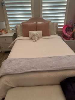 Kids Pink Queen Bed Frame