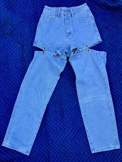 Women’s Jean Pants / Ring Jean Shorts - Denim Size S