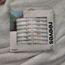 Reeves Oil Color Paint 10ml 18-Pkg