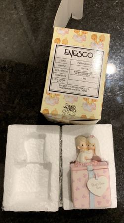 Wedding Couple Covered Box - Precious Moments 700118