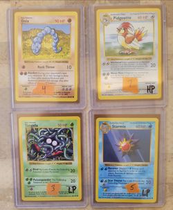 Base Set Shadowless Pokemon