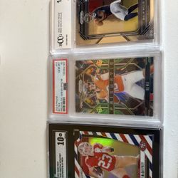 Graded cards and sports collectibles lot