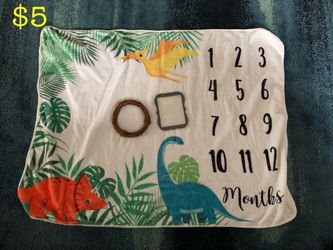 Baby First Year Photo Prop Blanket