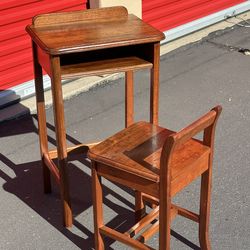 Antique Desk / Chair