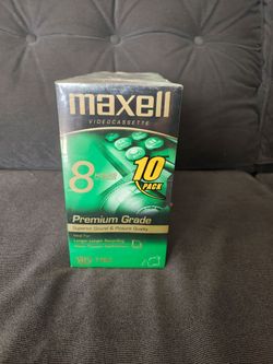 MAXELL Premium VHS Tapes -10 Pack