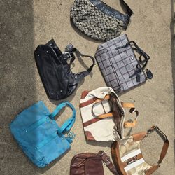 7 Vintage Coach Bags Lot For Best Offer
