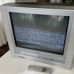 20” CRT TV Toshiba VHS/DVD Combo. W Remote 