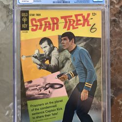 Star Trek #2 (1968) CGC 7.0 — Leonard Nimoy and William Shatner Photo Cover 