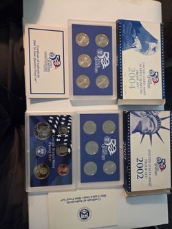 2002 / 2004 US Mint Proof Sets, see Description