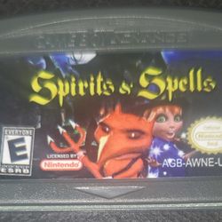 Sprites And Spells GBA Game Cartidge Gameboy Advance Video Game