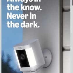 Ring Spotlight Cam Plus (Battery) – NEW, HD Video, Color Night Vision, Security Siren