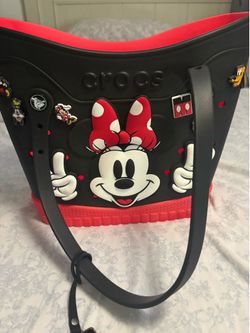 Brand new never worn Minnie mouse crocs bag
