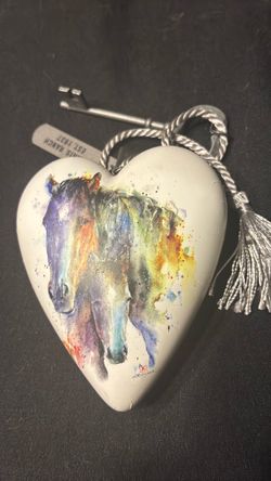 DEMDACO Art Hearts Horse Ornament by Dean Crouser (Harris Ranch)