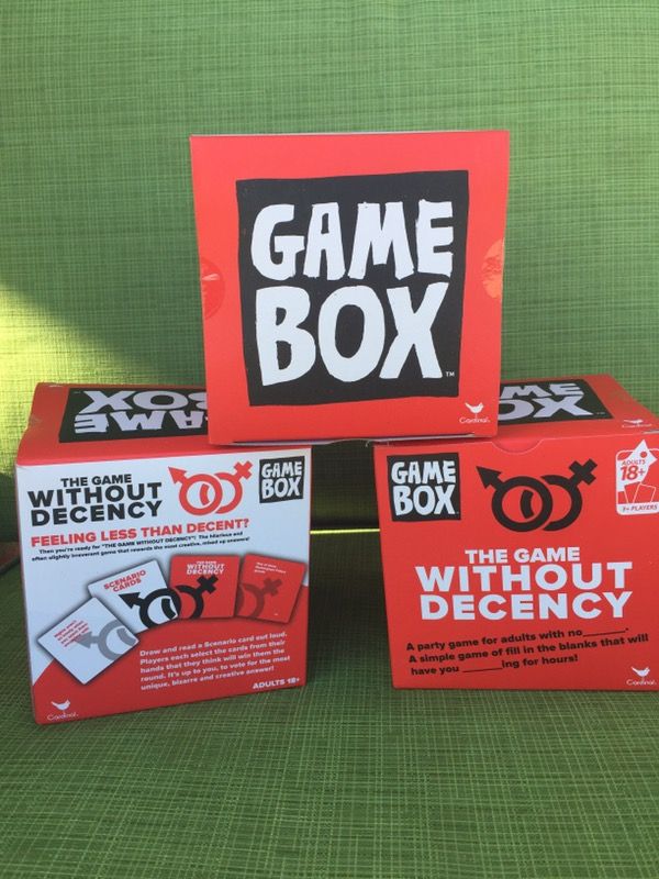 The Game Without Decency (Similar to cards against humanity)