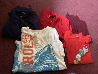 Boys T-shirt’s and polo shirts boys size 7