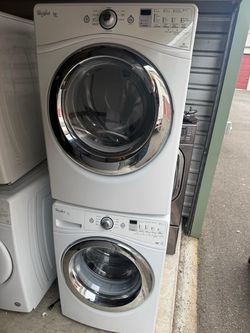 XL Capacity whirlpool washer and electric dryer