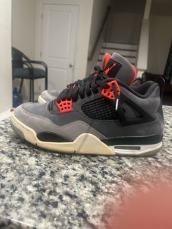 Mens Nike Air Jordan 4 Retro 'Infrared
