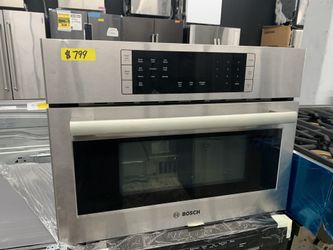 Bosch built in microwave in stainless steel new open box