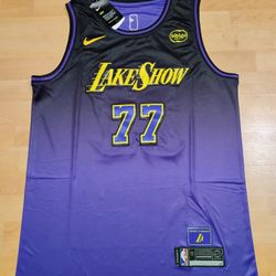 Luka Doncic Lakers Lake show Jersey! 