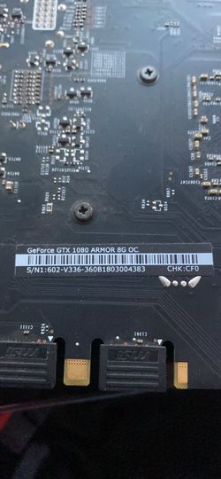 geforce 1080 armor 8gb OC