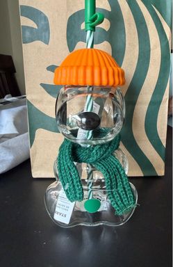 Snoopy Starbucks glass cup