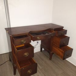 Vintage Cherry Wood Vanity