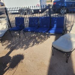 Patio Set 2 Lounge Chairs, One Chair, One 3 Seater Couch. 