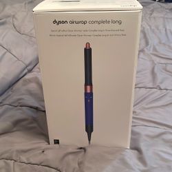 Dyson  special edition with velvet case Air Wrap Complete Long , (Color Vinca Blue & Rose ) 